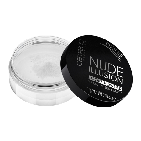 Phấn phủ dạng bột Catrice Nude Illusion Loose Powder Transparent Matt kiềm dầu