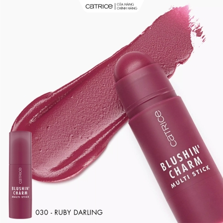 Thỏi má hồng 3in1 cho má - môi - tạo khối Catrice Blushin' Charm Multi Stick 5,5g