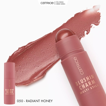 Thỏi má hồng 3in1 cho má - môi - tạo khối Catrice Blushin' Charm Multi Stick 5,5g