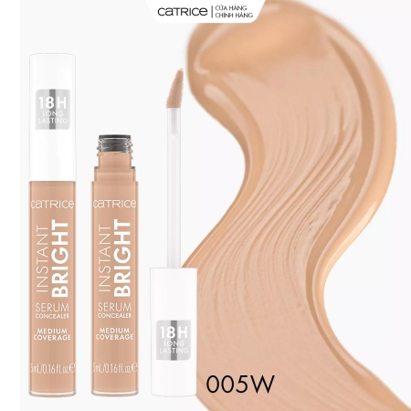 Che khuyết điểm serum bền màu Catrice Instant Bright Serum Concealer 5ml