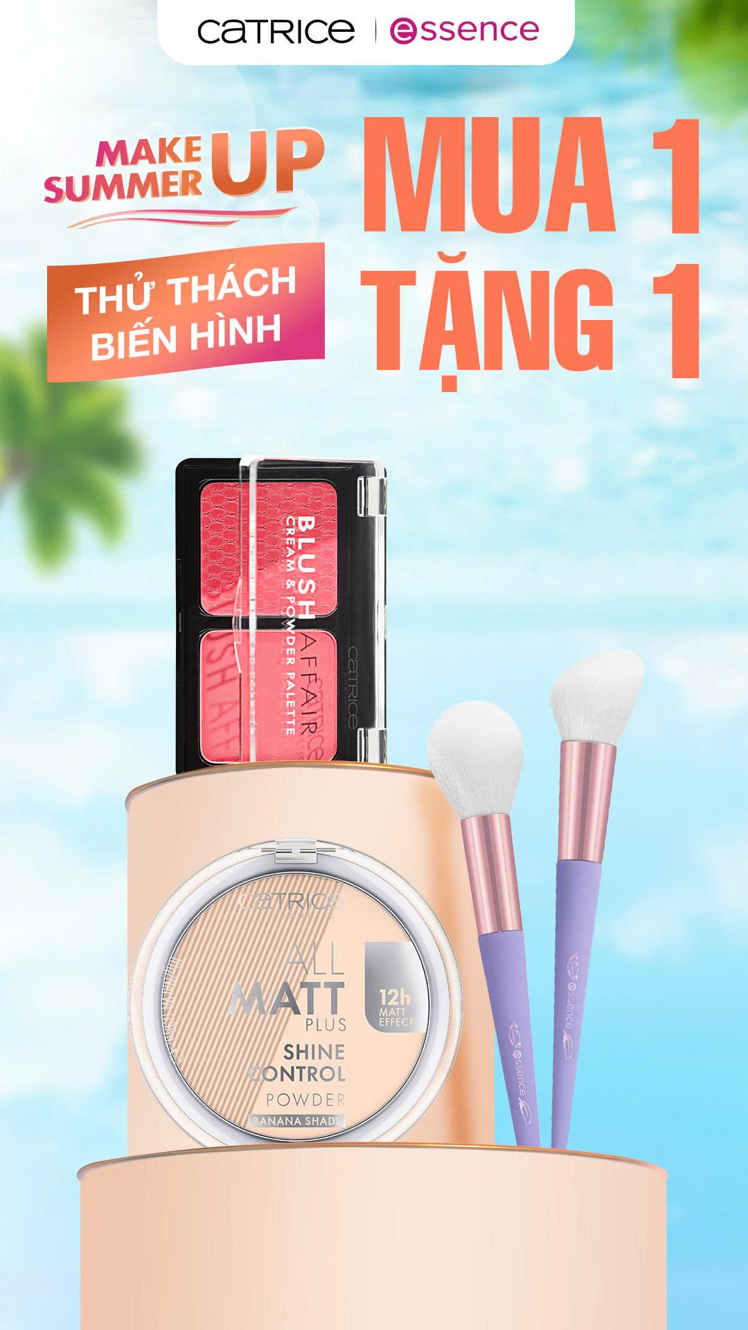 Ưu đãi mua 1 tặng 1 đến từ Catrice và Essence
