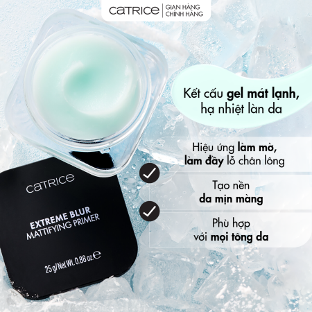 Kem lót gel lạnh Catrice Extreme Blur Mattifying Primer