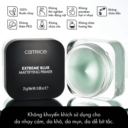 Kem lót gel lạnh Catrice Extreme Blur Mattifying Primer