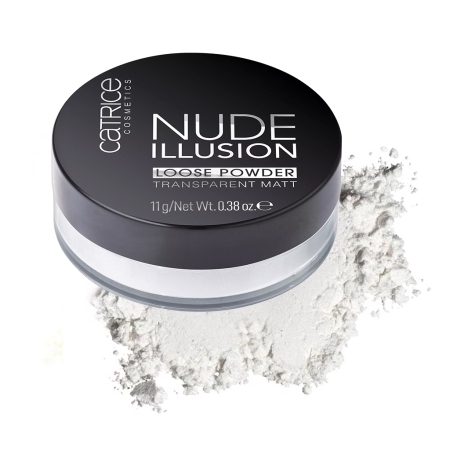 Phấn phủ dạng bột Catrice Nude Illusion Loose Powder Transparent Matt kiềm dầu